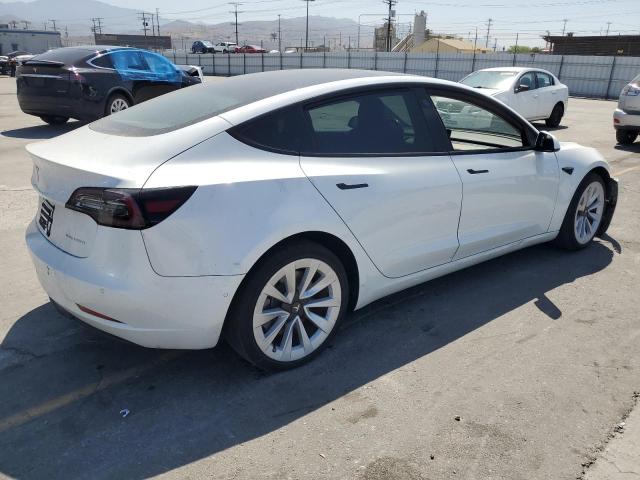 5YJ3E1EB5MF868954 - 2021 TESLA MODEL 3 أبيض صورة 3