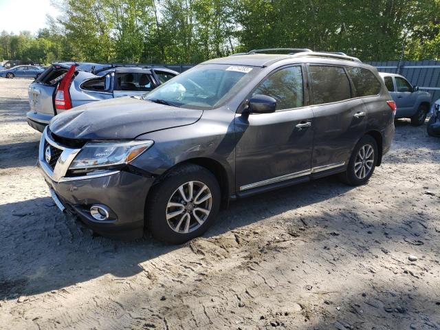 5N1AR2MM6EC667210 - 2014 NISSAN PATHFINDER S GRAY photo 1