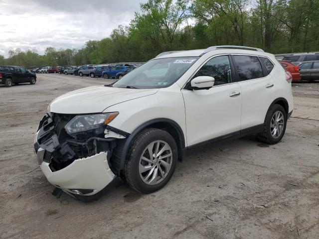 5N1AT2MVXFC762624 - 2015 NISSAN ROGUE S WHITE photo 1