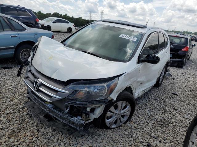 5J6RM3H76CL047187 - 2012 HONDA CR-V EXL WHITE photo 1