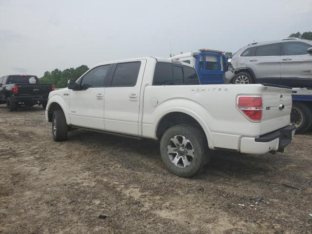 1FTFW1ET5DFB02303 - 2013 FORD F150 SUPERCREW WHITE photo 2