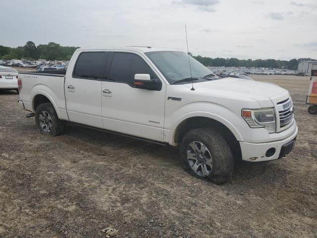 1FTFW1ET5DFB02303 - 2013 FORD F150 SUPERCREW WHITE photo 4