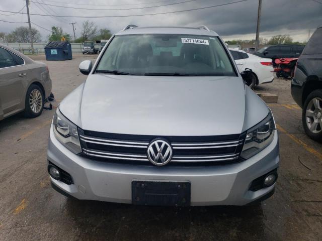 WVGBV7AX8CW601474 - 2012 VOLKSWAGEN TIGUAN S SILVER photo 5