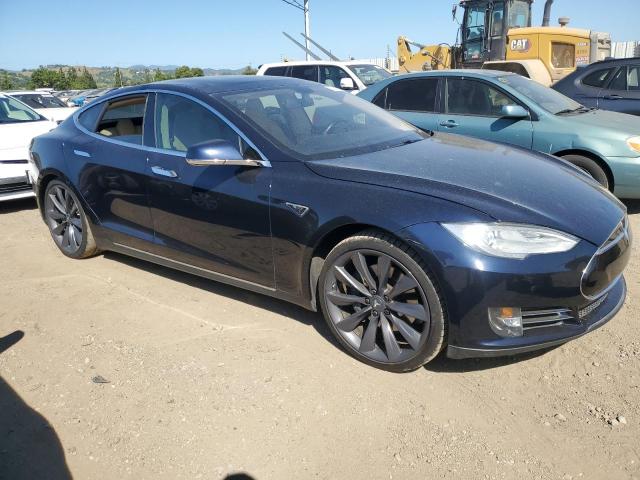5YJSA1DP6CFP02932 - 2012 TESLA MODEL S 蓝色 照片 4