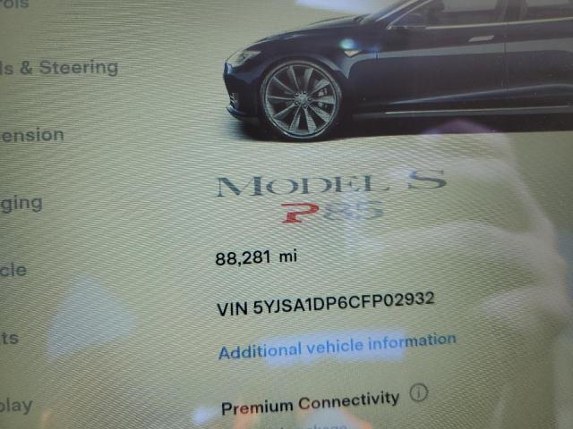 5YJSA1DP6CFP02932 - 2012 TESLA MODEL S 蓝色 照片 9