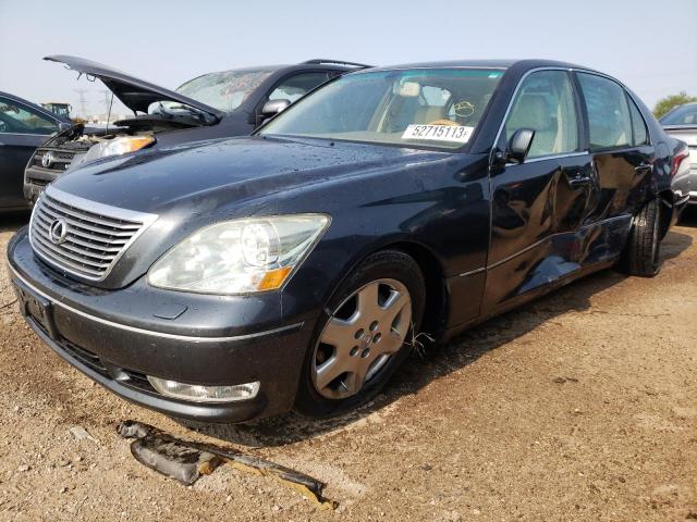 JTHBN36F240171425 - 2004 LEXUS LS 430 GRAY photo 1