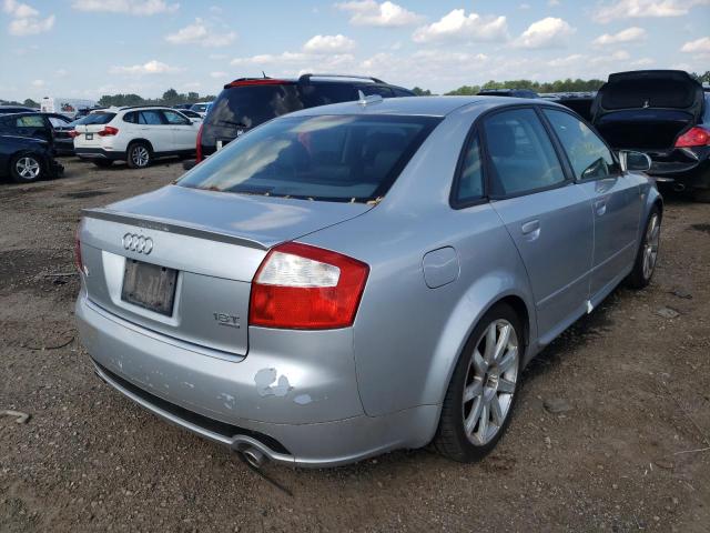 WAULC68E45A033816 - 2005 AUDI A4 1.8T QUATTRO SILVER photo 4