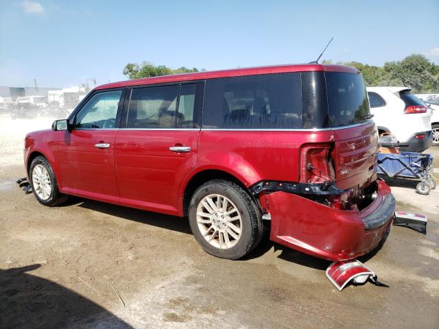 2FMGK5C88JBA21309 - 2018 FORD FLEX SEL RED photo 2