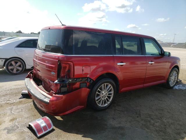 2FMGK5C88JBA21309 - 2018 FORD FLEX SEL RED photo 3