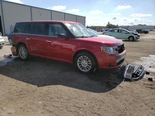 2FMGK5C88JBA21309 - 2018 FORD FLEX SEL RED photo 4