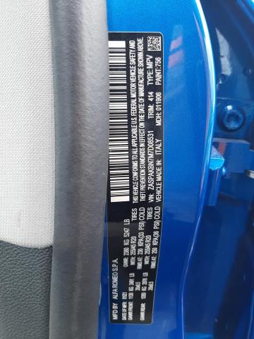 ZASPAKBN7M7D08531 - 2021 ALFA ROMEO STELVIO TI BLUE photo 13