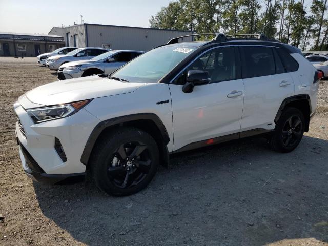 JTMEWRFV9KJ027223 - 2019 TOYOTA RAV4 XSE WHITE photo 1