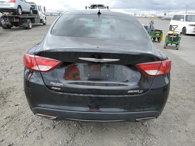 1C3CCCDG7FN664776 - 2015 CHRYSLER 200 S BLACK photo 6