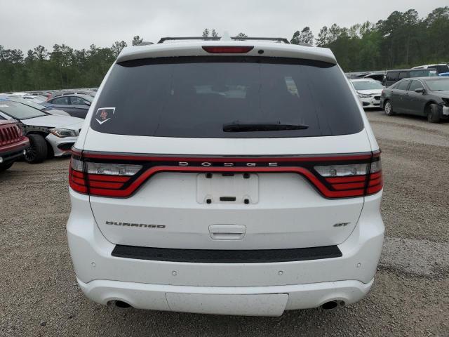 1C4RDHDG5JC482790 - 2018 DODGE DURANGO GT WHITE photo 6