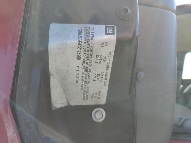 1G8AJ55F47Z123960 - 2007 SATURN ION LEVEL 2 栗色 照片 12