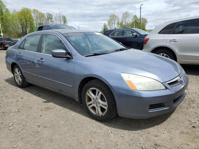 1HGCM56727A071726 - 2007 HONDA ACCORD EX BLUE photo 4