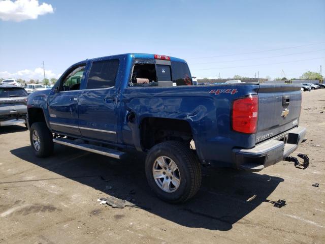 3GCUKTEC6FG250203 - 2015 CHEVROLET SILVERADO K1500 HIGH COUNTRY BLUE photo 2