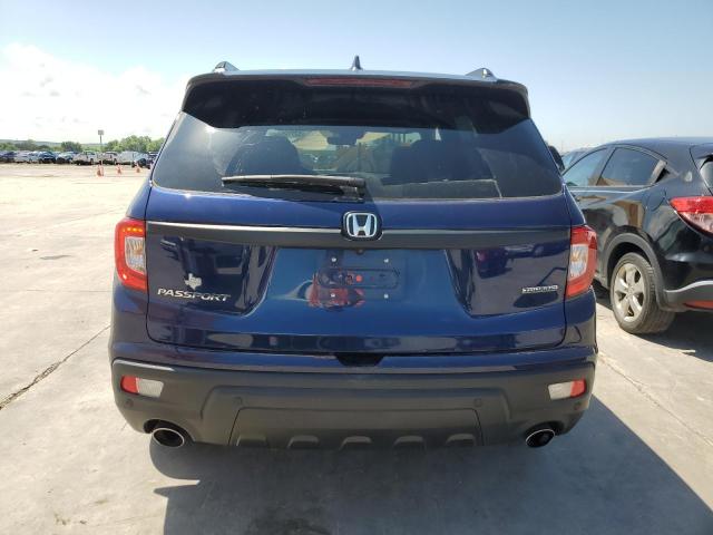 5FNYF7H93LB000741 - 2020 HONDA PASSPORT TOURING BLUE photo 6