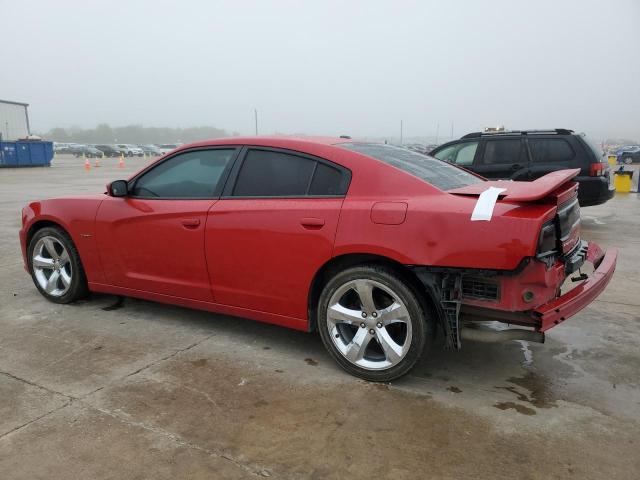 2C3CDXCT0DH629960 - 2013 DODGE CHARGER R/T RED photo 2