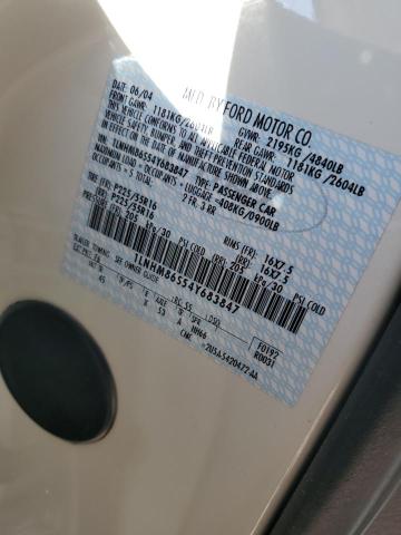 1LNHM86S54Y683847 - 2004 LINCOLN LS 白色 照片 12