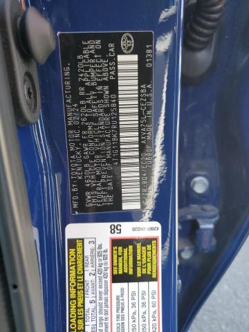 4T1G11BK7RU125840 - 2024 TOYOTA CAMRY SE NIGHT SHADE BLUE photo 12