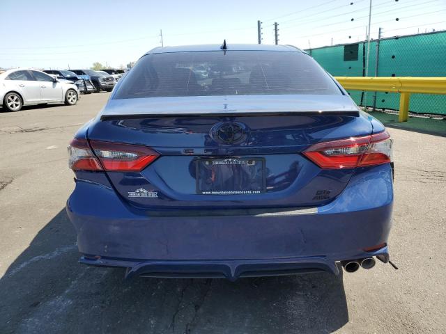 4T1G11BK7RU125840 - 2024 TOYOTA CAMRY SE NIGHT SHADE BLUE photo 6