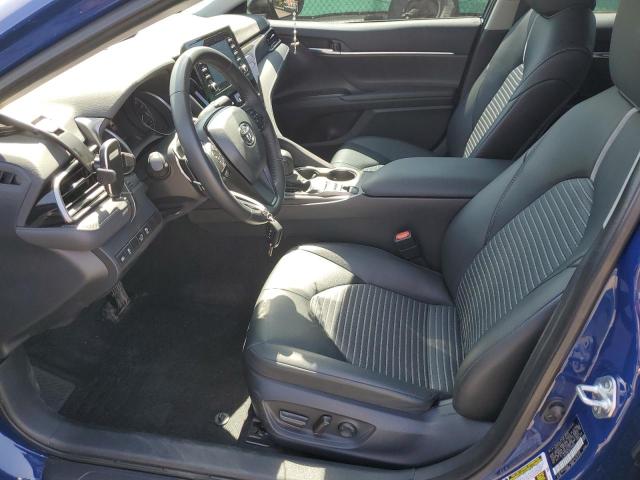 4T1G11BK7RU125840 - 2024 TOYOTA CAMRY SE NIGHT SHADE BLUE photo 7