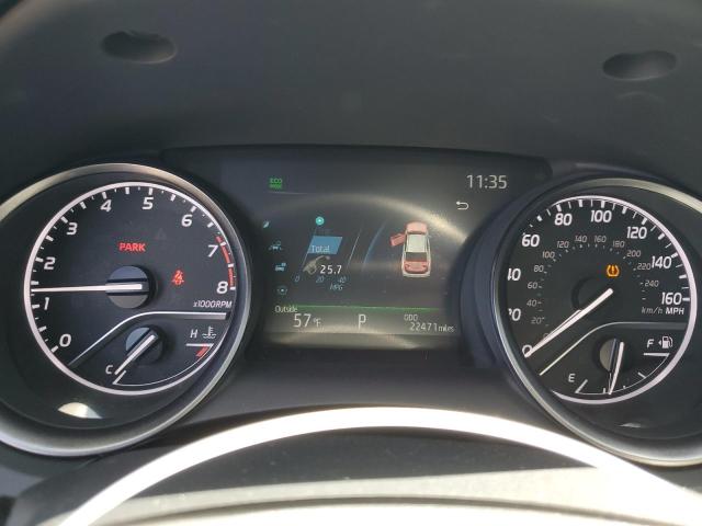 4T1G11BK7RU125840 - 2024 TOYOTA CAMRY SE NIGHT SHADE BLUE photo 9