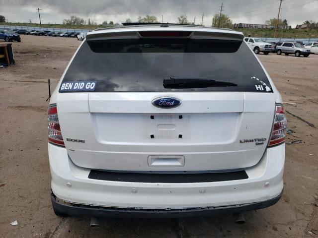 2FMDK4KC3ABA85714 - 2010 FORD EDGE LIMITED WHITE photo 6