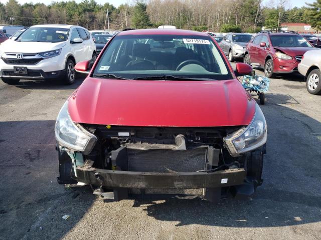 3KPA24AB6JE070665 - 2018 KIA RIO LX RED photo 5