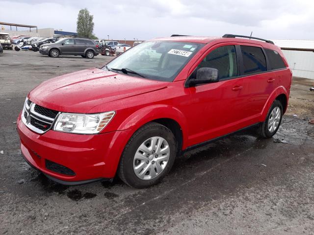 3C4PDCAB1LT207251 - 2020 DODGE JOURNEY SE RED photo 1