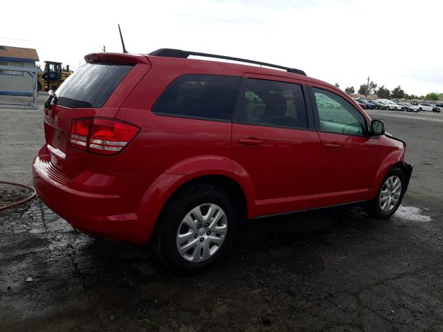 3C4PDCAB1LT207251 - 2020 DODGE JOURNEY SE RED photo 3