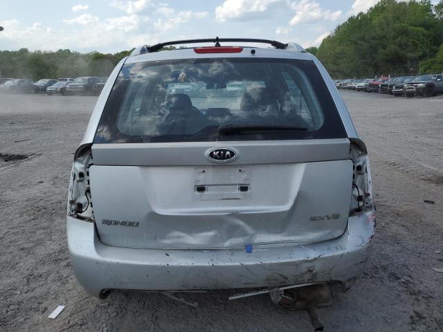 KNAFG526777120123 - 2007 KIA RONDO LX SILVER photo 6