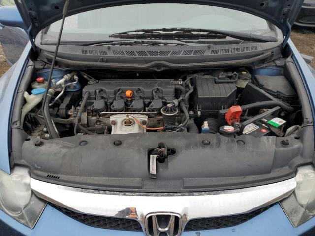 19XFA1F8XBE040123 - 2011 HONDA CIVIC EX BLUE photo 11