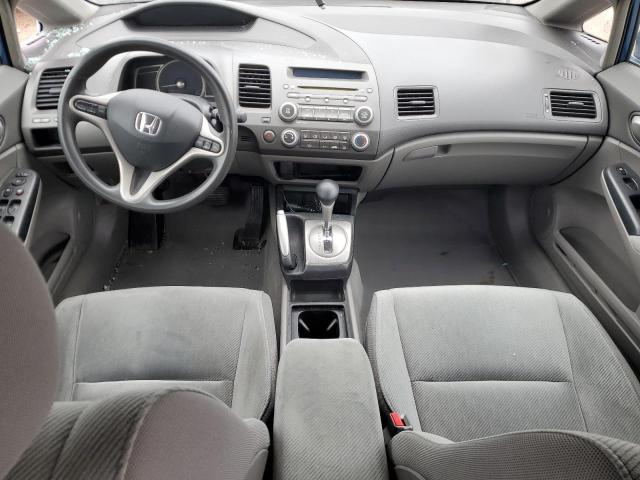 19XFA1F8XBE040123 - 2011 HONDA CIVIC EX BLUE photo 8