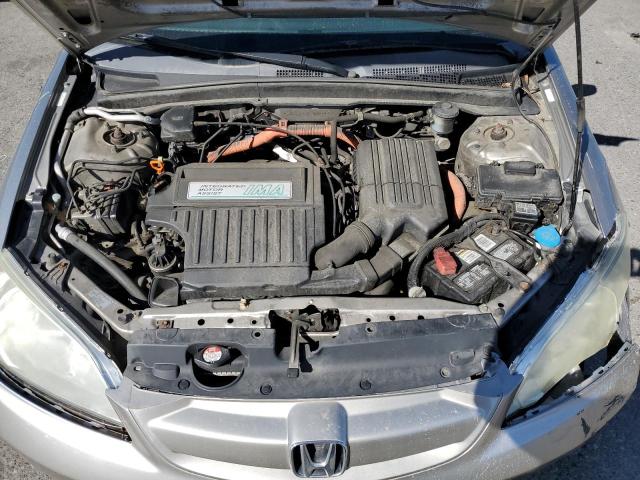 JHMES966X4S010611 - 2004 HONDA CIVIC HYBRID SILVER photo 11