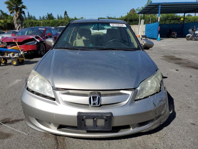 JHMES966X4S010611 - 2004 HONDA CIVIC HYBRID SILVER photo 5