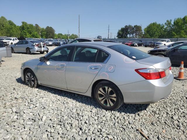 1HGCR2F37FA129079 - 2015 HONDA ACCORD LX SILVER photo 2