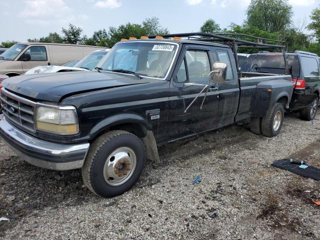 1FTJX35M4PKB84077 - 1993 FORD F350 BLACK photo 1