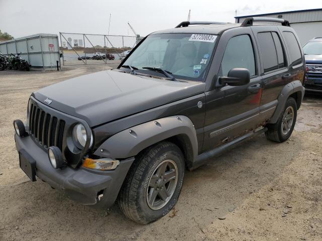 1J4GL38K65W666078 - 2005 JEEP LIBERTY RENEGADE GRAY photo 1