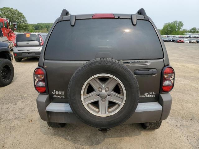 1J4GL38K65W666078 - 2005 JEEP LIBERTY RENEGADE GRAY photo 6