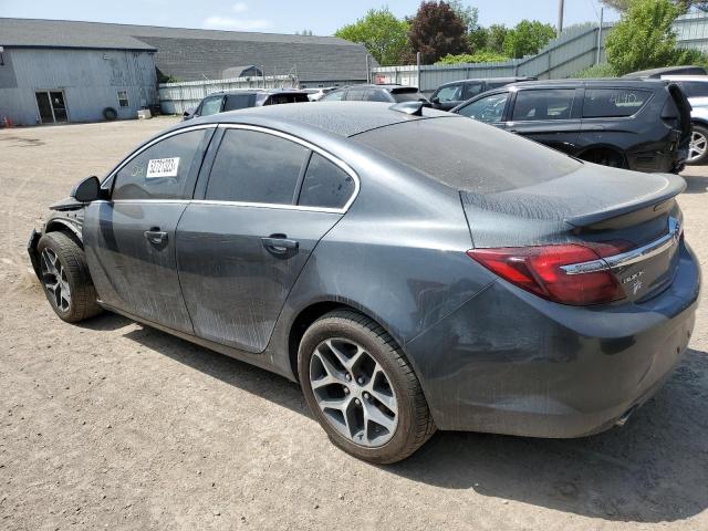 2G4GL5EX7H9186402 - 2017 BUICK REGAL SPORT TOURING GRAY photo 2