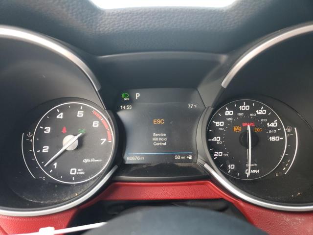 ZASFAKNN4J7B79702 - 2018 ALFA ROMEO STELVIO TI SPORT GRAY photo 9