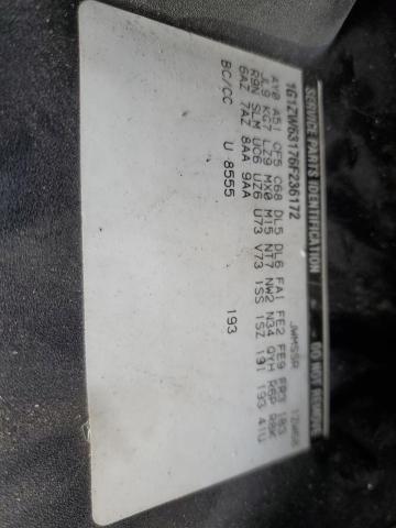 1G1ZW63176F236172 - 2006 CHEVROLET MALIBU MAXX SS BLACK photo 13