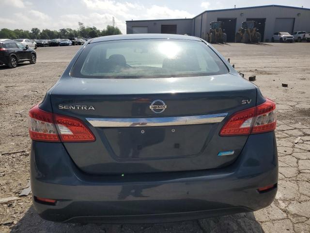 3N1AB7AP7EY252119 - 2014 NISSAN SENTRA S BLUE photo 6