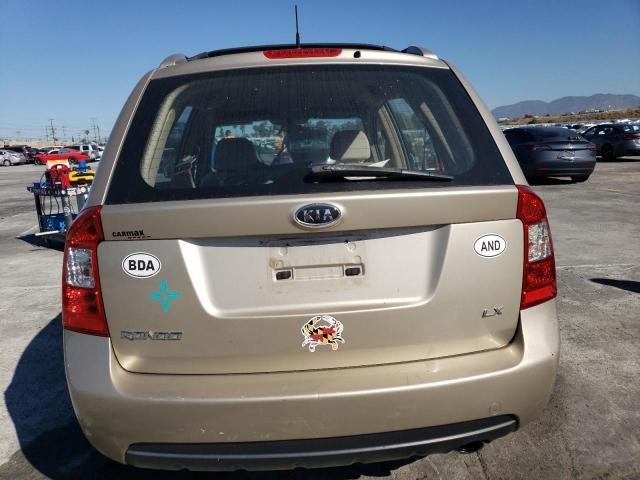 KNAFG525677055708 - 2007 KIA RONDO BASE TAN photo 6