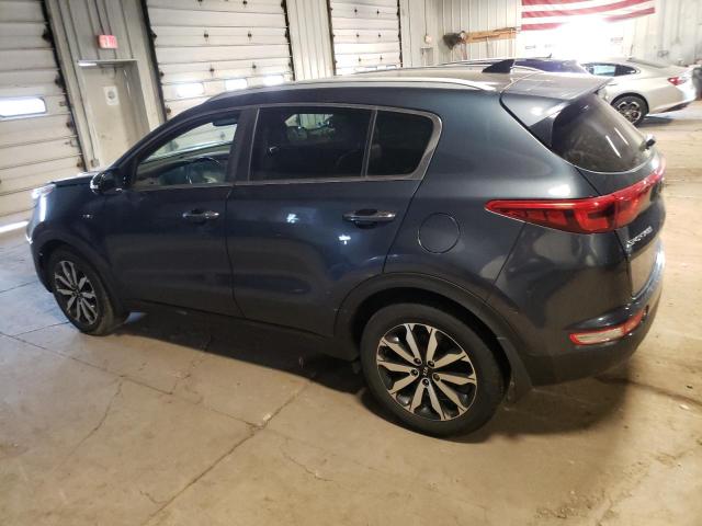 KNDPNCAC1H7174284 - 2017 KIA SPORTAGE EX BLUE photo 2