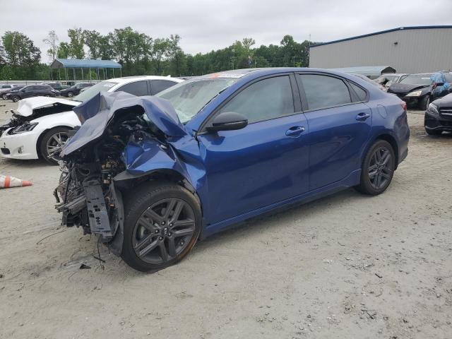 3KPF34AD0ME355791 - 2021 KIA FORTE GT LINE BLUE photo 1