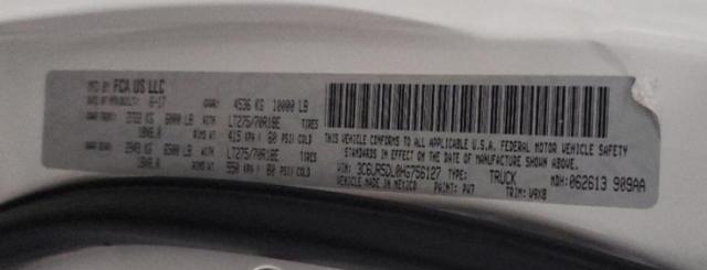3C6UR5DL0HG756127 - 2017 RAM 2500 SLT WHITE photo 12