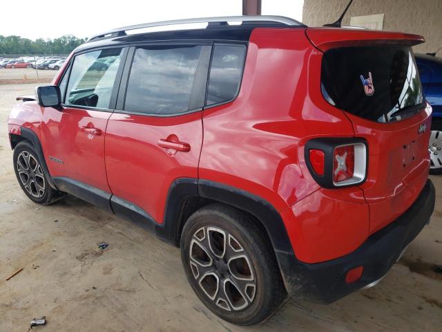 ZACCJADT8FPC09137 - 2015 JEEP RENEGADE LIMITED RED photo 2